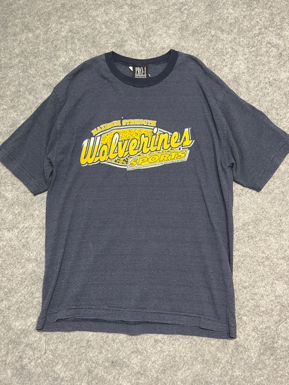 Michigan Wolverines Sports Navy Graphic Tee